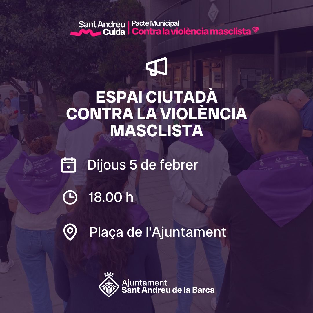 ESPAI CIUTADÀ CONTRA LA VIOLÈNCIA MASCLISTA